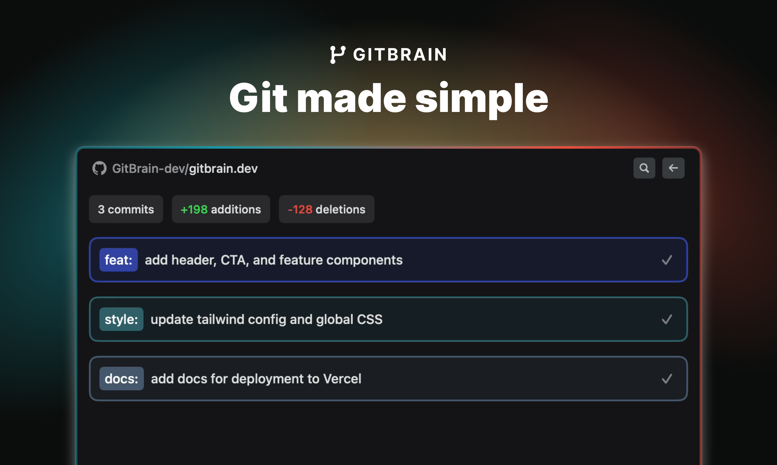 GitBrain screenshot